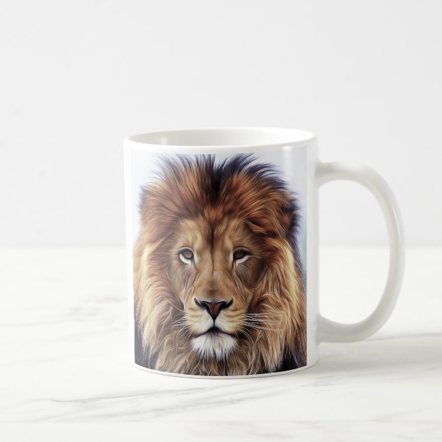 LION COFFEE MUG (Right)
