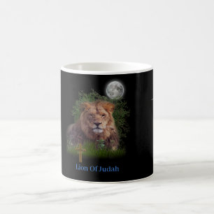 lion coffee mug
