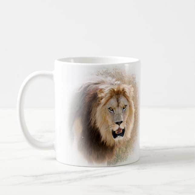 Lion  coffee mug (Left)