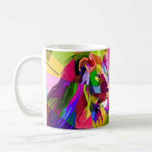 Lion Colourful Prismatic Pop Art Design-62501 Coffee Mug