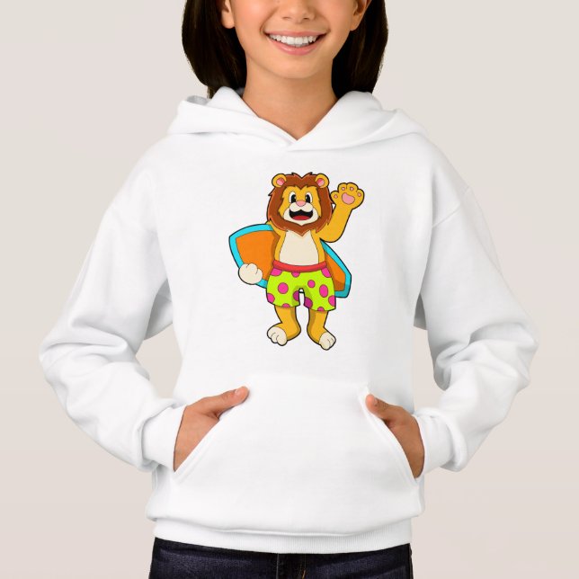 Lion comme surfer avec Surfer (Devant)