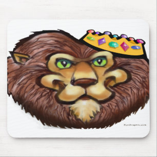 Lion Crown Mouse Pad