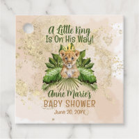 Lion Cub A Little King Is On His Way Baby Shower