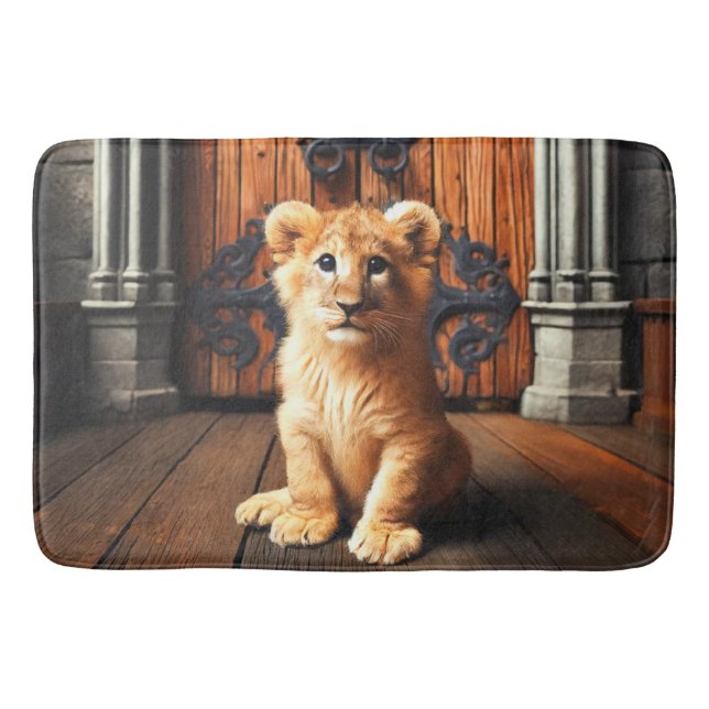 Lion Cub Bath Mat (Front)