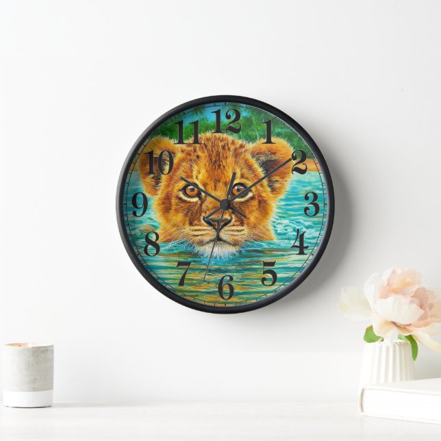 Lion Cub Clock (Home)