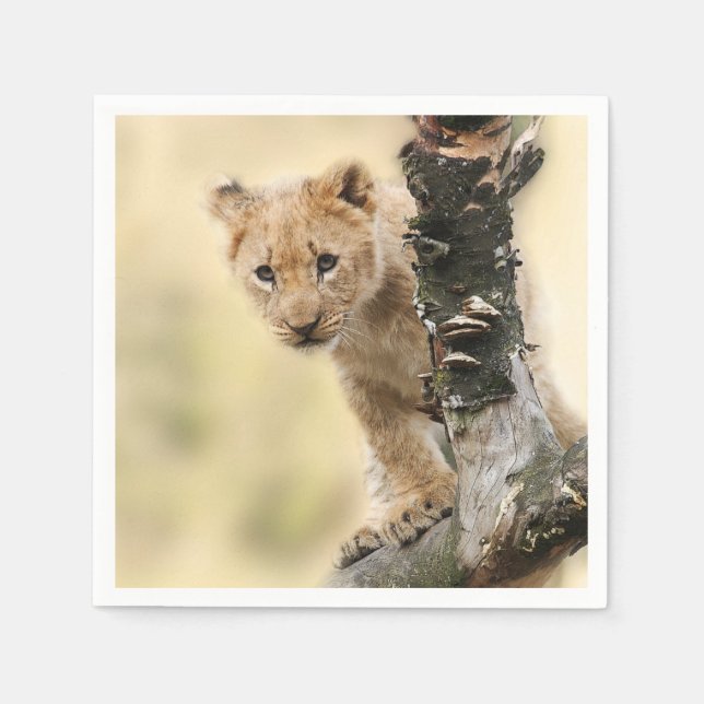 Lion Cub Napkin (Front)