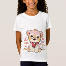Lion Cub souriant - Joli T-shirt Lion Bébé