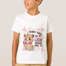 Lion Cub souriant - Joli T-shirt Lion Bébé
