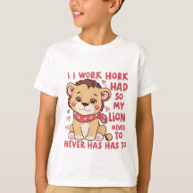 Lion Cub souriant - Joli T-shirt Lion Bébé