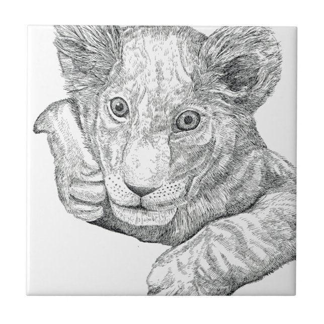 Lion Cub Tile (Front)