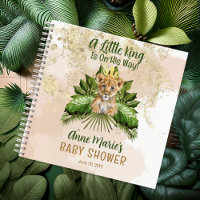 Lion Cub Un Petit King Baby shower Livre d'hôtes