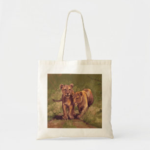 Lion Cubs Tote Bag