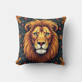 lion cushion pillow