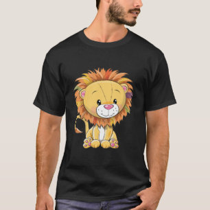 Lion Cute Kawaii Cartoon T- T-Shirt