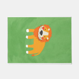 Lion Cute Lion Painting Doormat