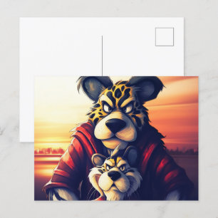 Lion Cute Postcard