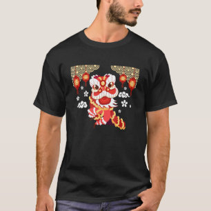 Lion Dance Head Festival Happy Chinese New Year 1 T-Shirt