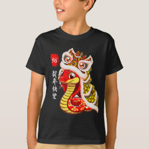 Lion Dance Year Of The Snake Chinese New Year Zodi T-Shirt