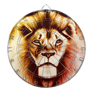 Lion darts dartboard