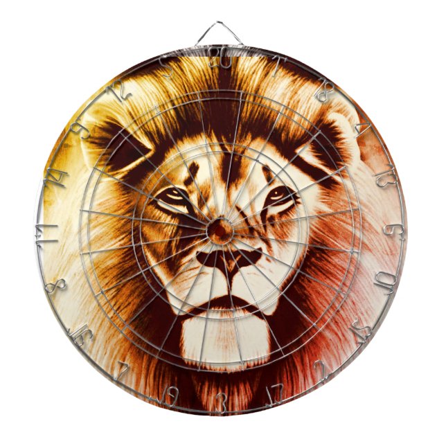 Lion darts  dartboard (Front)