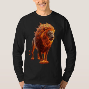 Lion de Feu – T-Shirt Fantastique Dramatique