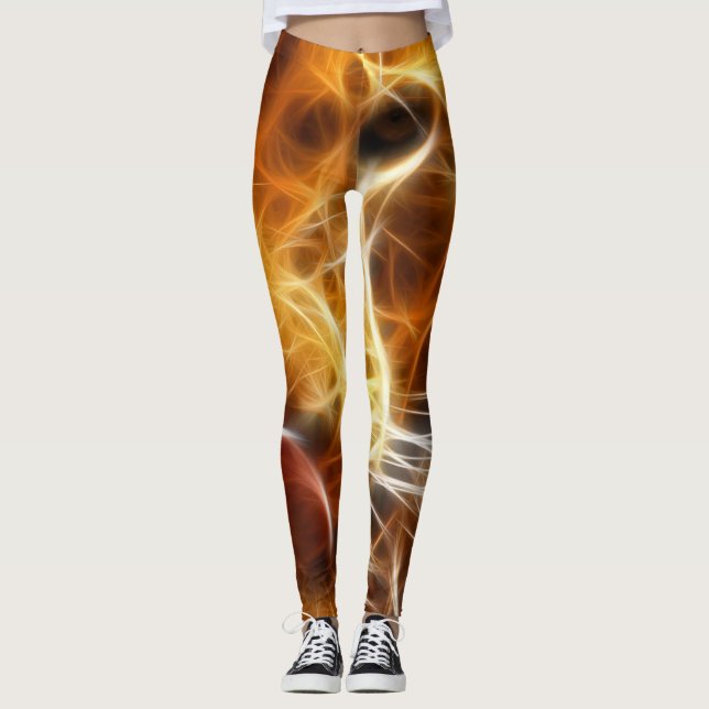 Lion de Juda - Jah Rasta - Power Leggings de Yoga (Devant)