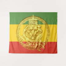 Lion de Juda Rastafari Tapisserie murale