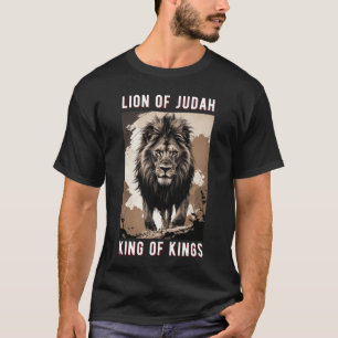 Lion de Juda T-shirt Roi des Rois Chrétien
