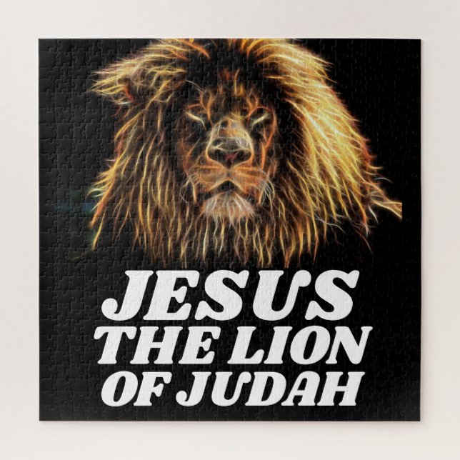 LION DE JUDAH CHRISTIAN JIGSAW PUZZLES (Vertical)
