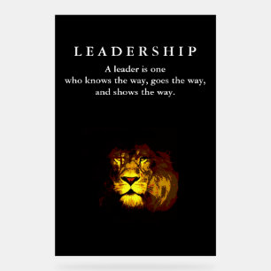 Lion de leadership motivationnel