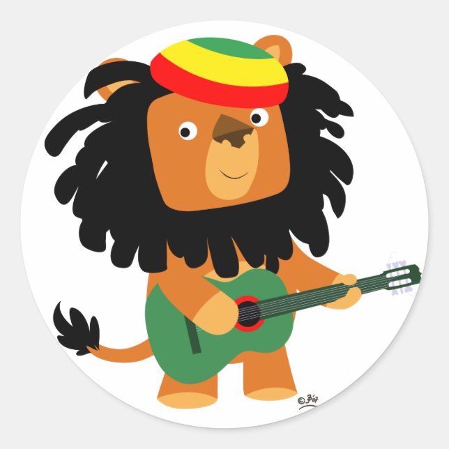 Lion de Sion autocollant (Devant)