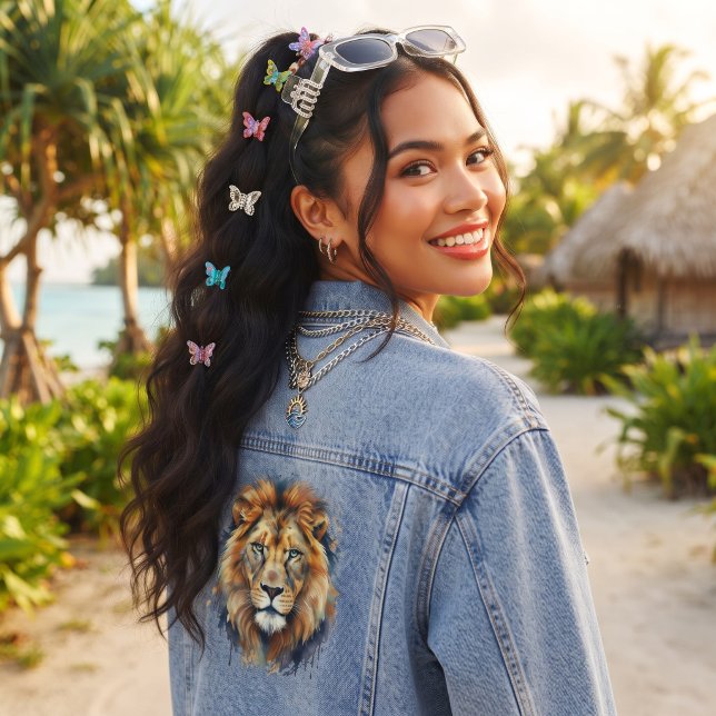 Lion Denim Jacket (Creator Uploaded)