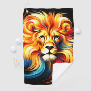 Lion Design Golf Towel