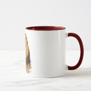 lion design in memory of cecil the lion mug