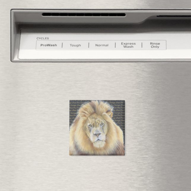 Lion design magnet (In Situ (Dishwasher))