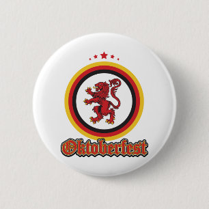 Lion-Design-Oktoberfest 2 Inch Round Button