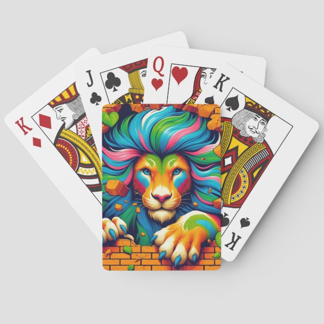Lion Design Playing Cards (Back)