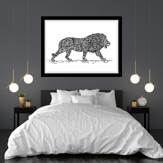 Lion Design Poster (Creator Uploaded)