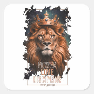 Lion Design Sticker