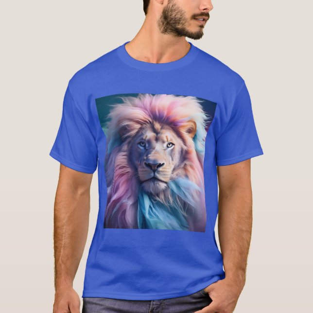 Lion Digital Art T-Shirt (Front)