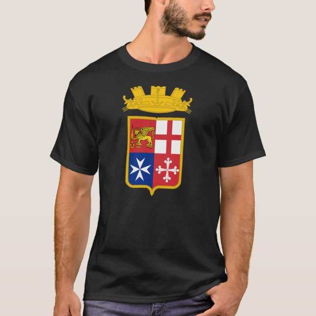Lion du manteau de Venise du T-shirt de bras (Devant)