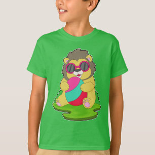 Lion Easter Easter egg Sunglasses T-Shirt