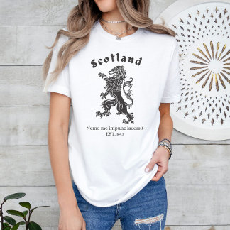 Lion écossais, T-shirt écossais, Chemise écossaise