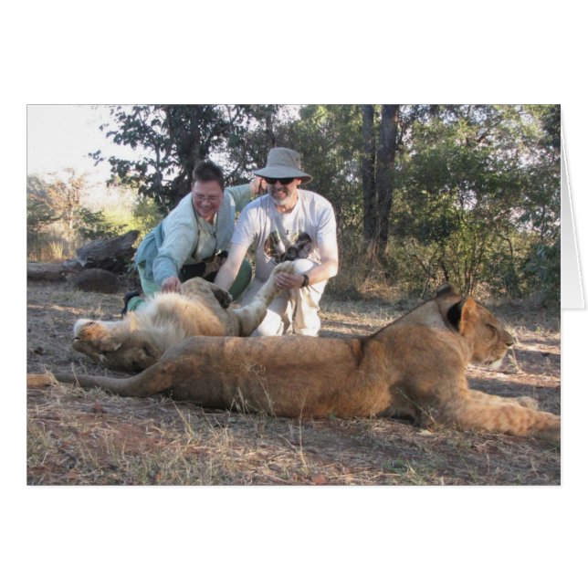 Lion Encounter Card (blank) (Front Horizontal)
