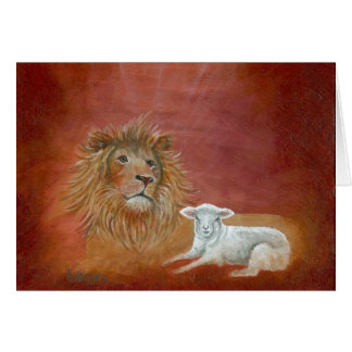 Lion et agneau