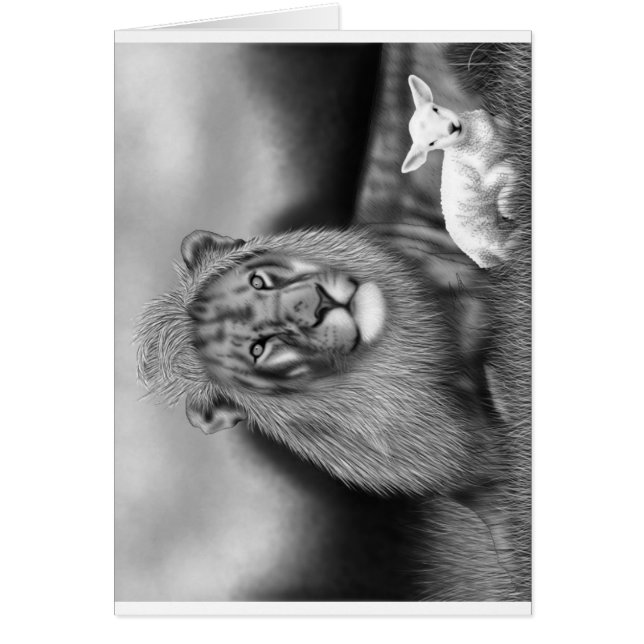 Lion et agneau (Devant)