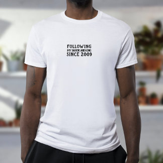 Lion et agneau personnalisable T-shirt blanc