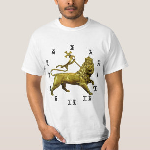 Lion éthiopien - T-shirt de horodateur