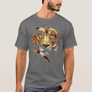 Lion Eye Safari Zoo Wildlife Animal Zookeeper Cost T-Shirt