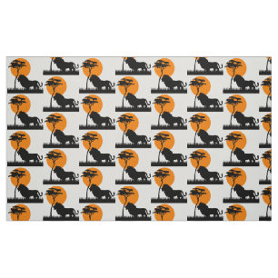 Lion Fabric